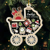 The Tiniest Hands Hold The Most Precious Gifts Of All - Family Personalized Custom Ornament - Acrylic Custom Shaped - Christmas Gift For Baby Kids, Newborn Baby, First Christmas