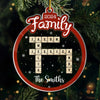 Home Is Where My Favourite People Are - Family Personalized Custom Ornament - Acrylic Custom Shaped - Christmas Gift For Family Members