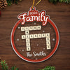 Home Is Where My Favourite People Are - Family Personalized Custom Ornament - Acrylic Custom Shaped - Christmas Gift For Family Members