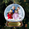 Custom Photo There Is No Distance That Can Lessen A Grandparent’s Love - Family Personalized Custom Ornament - Acrylic Custom Shaped - Christmas Gift For Grandma, Grandpa