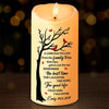 Forever Part Of Our Story - Memorial Personalized Custom LED Candle - Sympathy Gift, Christmas Gift For Family Members