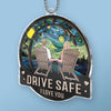 With You, Every Moment Is A Fairytale
- Couple Personalized Custom Car Ornament - Acrylic Custom Shaped - Christmas Gift For Husband Wife, Anniversary