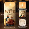 Love Is You And Me, Always - Couple Personalized Custom LED Candle - Christmas Gift For Husband Wife, Anniversary