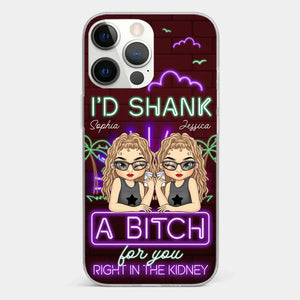 With You, It’s Always Fun - Bestie Personalized Custom Clear Phone Case - Gift For Best Friends, BFF, Sisters