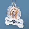 Custom Photo Goodbyes Are Not Forever - Memorial Personalized Custom Car Ornament - Acrylic Custom Shaped - Sympathy Gift For Pet Owners, Pet Lovers