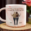 Laughter Is Louder With You - Bestie Personalized Custom Marble Mug - Gift For Best Friends, BFF, Sisters
