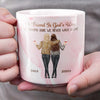 Laughter Is Louder With You - Bestie Personalized Custom Marble Mug - Gift For Best Friends, BFF, Sisters