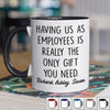We're All In This Together - Coworker Personalized Custom Accent Mug - Gift For Coworkers, Work Friends, Colleagues