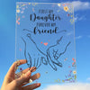 Her Hand Is My Safe Place - Family Personalized Custom Rectangle Shaped Acrylic Plaque - Gift For Mom