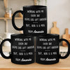 Work It Harder, Make It Better - Coworker Personalized Custom Black Mug - Gift For Coworkers, Work Friends, Colleagues
