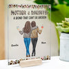 A Bond That Can't Be Broken - Family Personalized Custom Rectangle Shaped Acrylic Plaque - Gift For Mom, Daughter