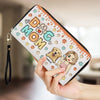 Life Is Better With A Loyal Companion - Dog & Cat Personalized Custom 3D Inflated Effect Printed Leather Long Wallet - Gift For Pet Owners, Pet Lovers