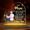 Consider This Heart As A Big Hug - Family Personalized Custom Shaped 3D LED Light - Gift For Mom, Daughter