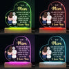 Consider This Heart As A Big Hug - Family Personalized Custom Shaped 3D LED Light - Gift For Mom, Daughter