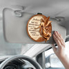 May You Never Drive Faster - Family Personalized Custom Car Visor Clip - Gift For Daughter, Son