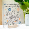We Will Always Reach For You - Family Personalized Custom Rectangle Shaped Acrylic Plaque - Gift For Mom, Grandma