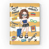 Travel Is The Therapy I Need To Reset - Travel Personalized Custom Passport Cover, Passport Holder - Holiday Vacation Gift, Gift For Adventure Travel Lovers
