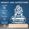Football Is Family - Personalized Custom Shaped 3D LED Light - Gift For Sport Lovers, Sport Players