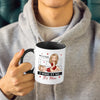 Here With Me - Couple Personalized Custom Accent Mug - Gift For Husband Wife, Anniversary