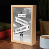 You Are My Today And All Of My Tomorrows - Couple Personalized Custom Frame Light Box - Gift For Husband Wife, Anniversary
