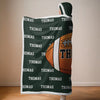 Eat, Sleep, Football, Repeat - Personalized Custom Snuggle Blanket, Hoodie Blanket - Gift For Sport Lovers, Sport Players