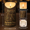 My Best Moments Are With You - Couple Personalized Custom LED Candle - Gift For Husband Wife, Anniversary