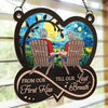 You're The Sunshine Of My Life - Couple Personalized Window Hanging Suncatcher Ornament - Gift For Husband Wife, Anniversary