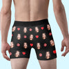 Custom Photo The Melody Of Your Laugh Is My Favorite Tune - Couple Personalized Custom Boxer Briefs, Men's Boxers - Gift For Husband Wife, Anniversary