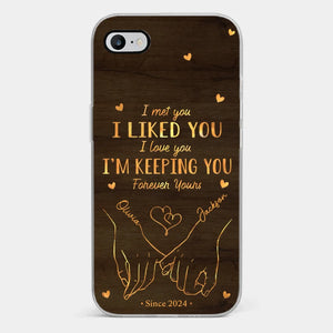 Loved You Then, Love You Still - Couple Personalized Custom Clear Phone Case - Gift For Husband Wife, Anniversary