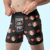 Custom Photo When You Laugh, My World Sings Along - Couple Personalized Custom Boxer Briefs, Men's Boxers - Gift For Husband Wife, Anniversary