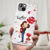 You Are My Greatest Adventure - Couple Personalized Custom Clear Phone Case - Gift For Husband Wife, Anniversary, LGBTQ+