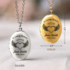 Custom Photo Forever In Our Hearts - Memorial Personalized Custom Locket Necklace - Sympathy Gift For Family Members