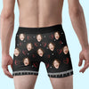 Custom Photo You’re My Favorite Reason To Lose Sleep - Couple Personalized Custom Boxer Briefs, Men's Boxers - Gift For Husband Wife, Anniversary