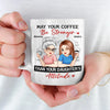 We Laugh, We Cry, We Make The Best Memories - Family Personalized Custom Mug - Gift For Mom, Daughter