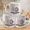 We Laugh, We Cry, We Make The Best Memories - Family Personalized Custom Mug - Gift For Mom, Daughter