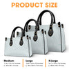 The Love Of A Grandmother Knows No Limits And No End - Family Personalized Custom Leather Handbag - Gift For Mom, Grandma