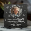 Custom Photo Not A Day Goes By That You Are Not Missed - Memorial Personalized Custom Square Shaped Memorial Stone - Sympathy Gift For Family Members