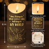 Her Hands Held My World - Family Personalized Custom LED Candle - Gift For Mom, Daughter