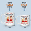 You Have An Awesome Husband - Couple Personalized Custom Mug - Gift For Husband Wife, Anniversary