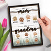 Journey Of The Heart - Family Personalized Custom 2-Layered Wooden Plaque With Stand - Gift For Mom, Grandma