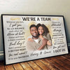 Custom Photo We Will Balance Each Other Out - Couple Personalized Custom Horizontal Poster - Gift For Husband Wife, Anniversary
