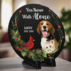 Custom Photo I'm Always With You - Memorial Personalized Custom Round Shaped Stone With Stand - Sympathy Gift For Pet Owners, Pet Lovers