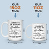 Congrats On Being My Brother - Family Personalized Custom Mug - Gift For Family Members