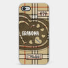 Her Love Is A Legacy That Never Fades - Family Personalized Custom Clear Phone Case - Gift For Mom, Grandma