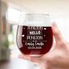 A Meaningful Keepsake To Celebrate Their New Journey - Personalized Custom Wine Glass - Appreciation, Retirement Gift For Coworkers, Work Friends, Colleagues
