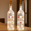 Like A Flower, Your Love Is Beautiful And Pure - Family Personalized Custom Bottle Lamp - Gift For Mom, Grandma