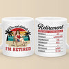 Do Not Disturb, This Is My Weekly Schedule - Personalized Custom Mug - Appreciation, Retirement Gift For Coworkers, Work Friends, Colleagues, Family Members