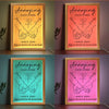 Our Love Is The Greatest Journey Of All - Couple Personalized Custom Frame Light Box - Gift For Husband Wife, Anniversary