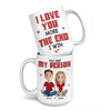 Love Is Being With You - Couple Personalized Custom Mug - Gift For Husband Wife, Anniversary