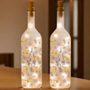 The Hands That Held Mine Taught Me Strength And Kindness - Family Personalized Custom Bottle Lamp - Gift For Mom, Grandma